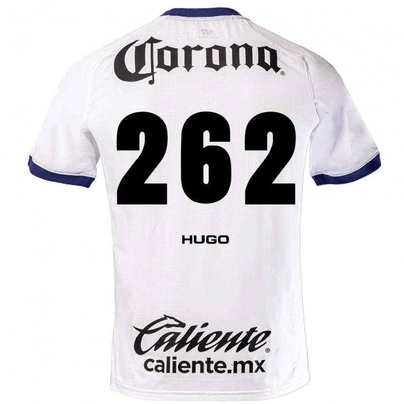 Danxen Homem Camisola Hugo Maximiliano González #262 Branco Azul Preto Alternativa 2026/27 Camisa