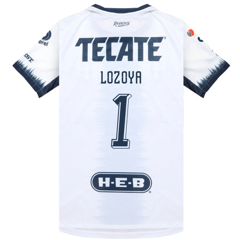 Danxen Homem Camisola Claudia Lozoya #1 Branco Azul Tinta Vermelho Alternativa 2026/27 Camisa