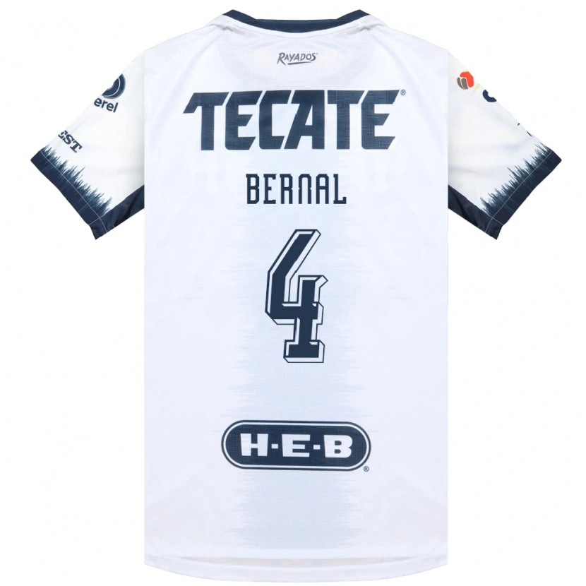 Danxen Homem Camisola Rebeca Bernal #4 Branco Azul Tinta Vermelho Alternativa 2026/27 Camisa