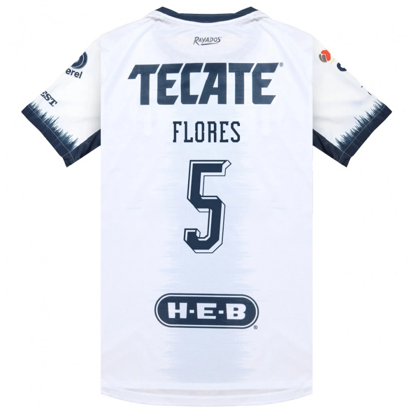 Danxen Homem Camisola Monica Flores #5 Branco Azul Tinta Vermelho Alternativa 2026/27 Camisa