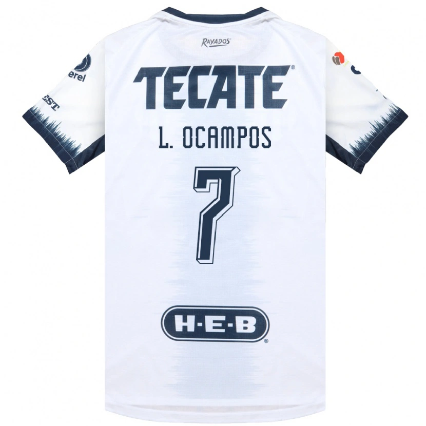 Danxen Homem Camisola Lucas Ocampos #7 Branco Azul Tinta Vermelho Alternativa 2026/27 Camisa