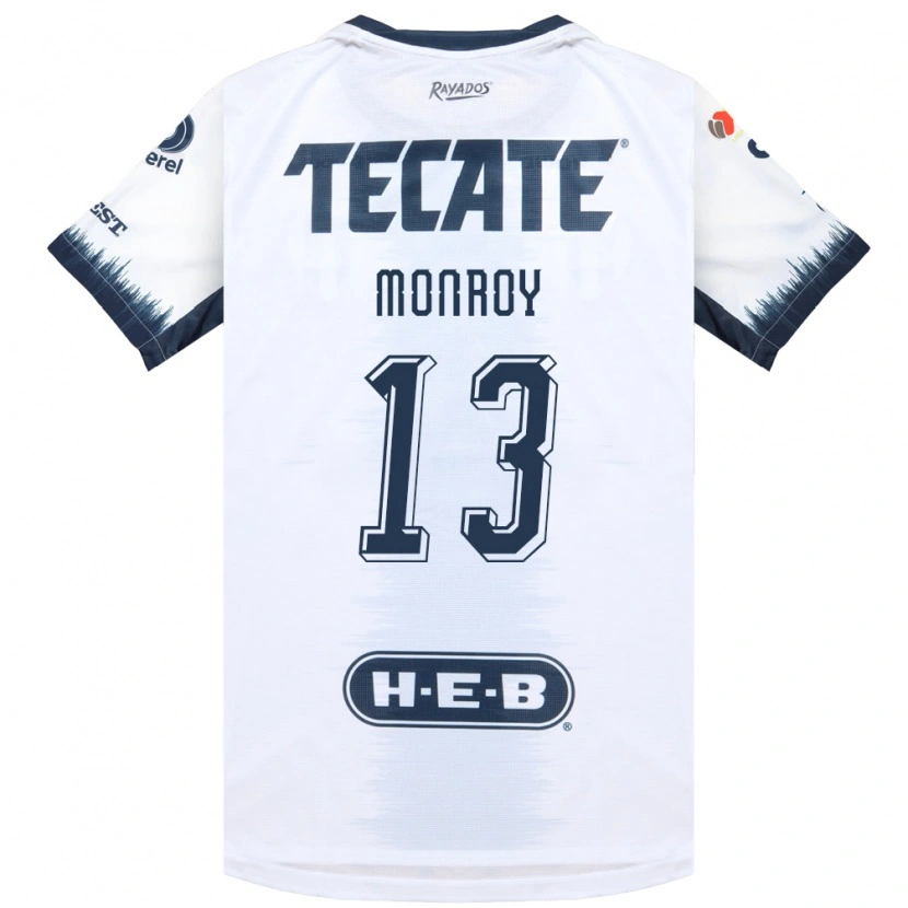 Danxen Homem Camisola Paola Monroy #13 Branco Azul Tinta Vermelho Alternativa 2026/27 Camisa