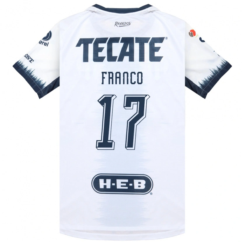 Danxen Homem Camisola Yamile Franco #17 Branco Azul Tinta Vermelho Alternativa 2026/27 Camisa