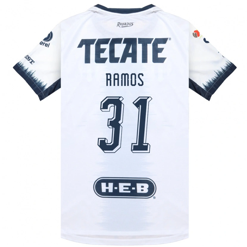 Danxen Homem Camisola César Ramos #31 Branco Azul Tinta Vermelho Alternativa 2026/27 Camisa
