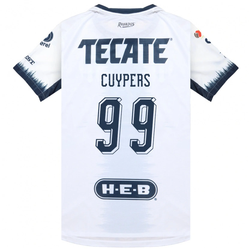Danxen Homem Camisola Hugo Cuypers #99 Branco Azul Tinta Vermelho Alternativa 2026/27 Camisa