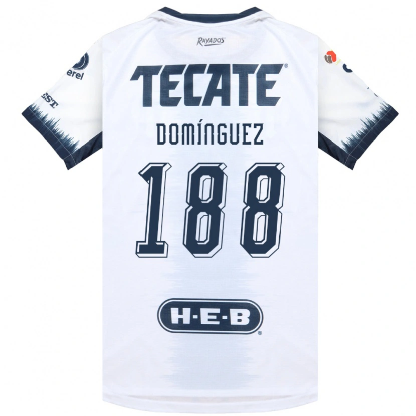 Danxen Homem Camisola Joel Domínguez #188 Branco Azul Tinta Vermelho Alternativa 2026/27 Camisa