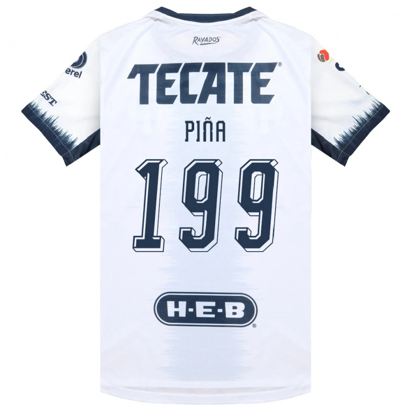 Danxen Homem Camisola Ricardo Piña #199 Branco Azul Tinta Vermelho Alternativa 2026/27 Camisa