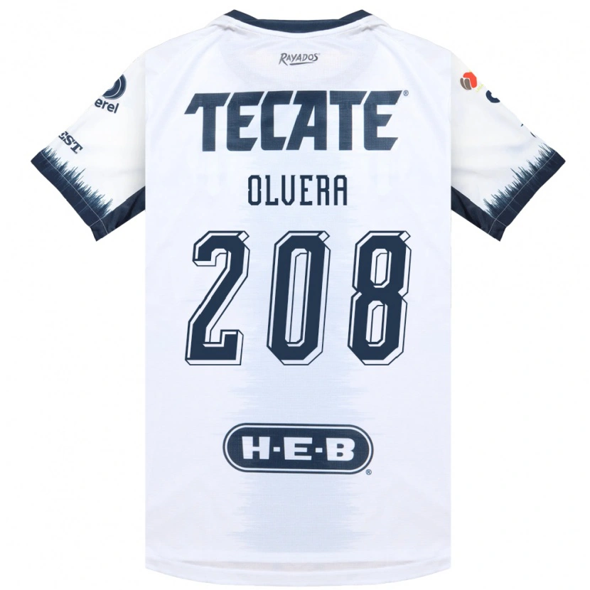 Danxen Homem Camisola Marcelo Olvera #208 Branco Azul Tinta Vermelho Alternativa 2026/27 Camisa