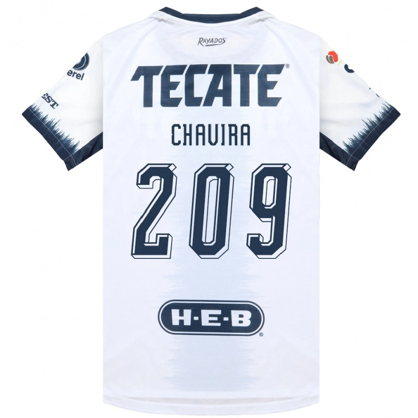 Danxen Homem Camisola Diego Chavira #209 Branco Azul Tinta Vermelho Alternativa 2026/27 Camisa