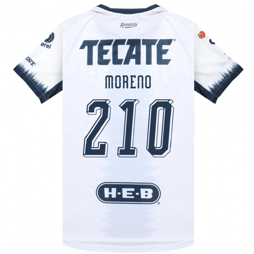 Danxen Homem Camisola Gael Moreno #210 Branco Azul Tinta Vermelho Alternativa 2026/27 Camisa