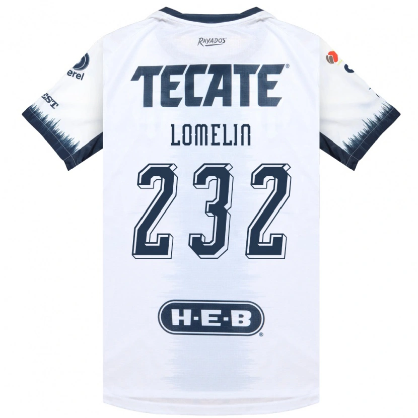Danxen Homem Camisola Santiago Lomelin #232 Branco Azul Tinta Vermelho Alternativa 2026/27 Camisa