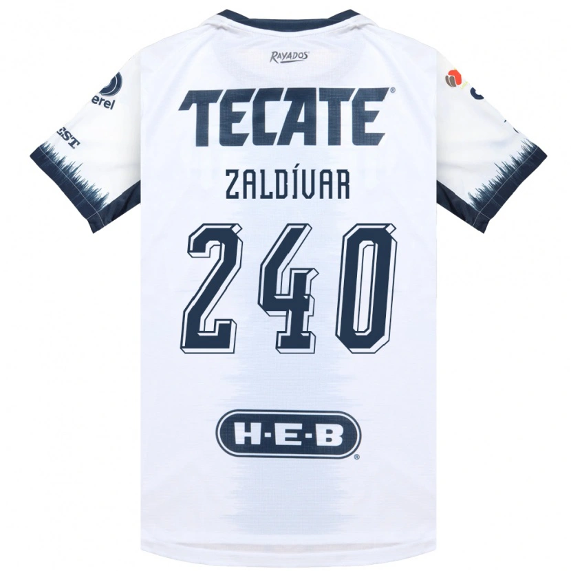 Danxen Homem Camisola Milton Zaldívar #240 Branco Azul Tinta Vermelho Alternativa 2026/27 Camisa