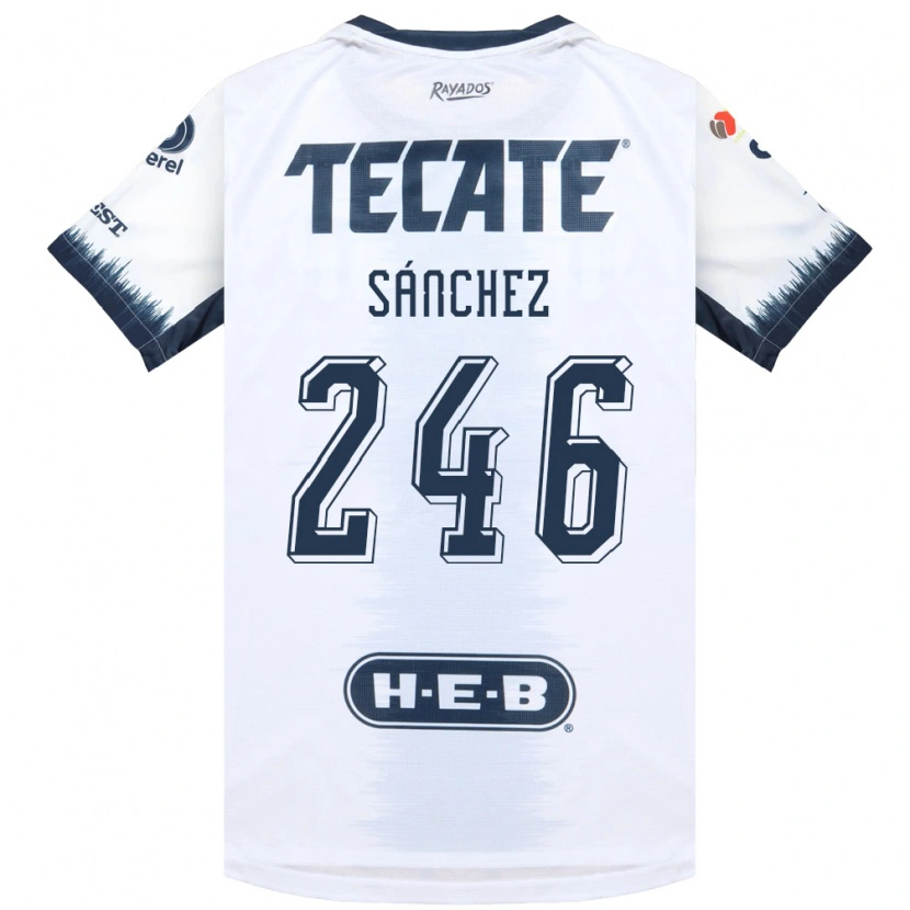 Danxen Homem Camisola Diego Sánchez #246 Branco Azul Tinta Vermelho Alternativa 2026/27 Camisa