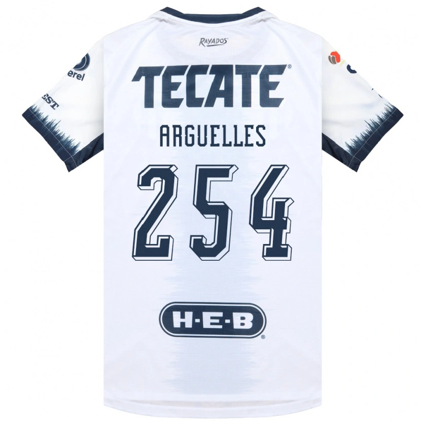 Danxen Homem Camisola Alfonso Arguelles #254 Branco Azul Tinta Vermelho Alternativa 2026/27 Camisa