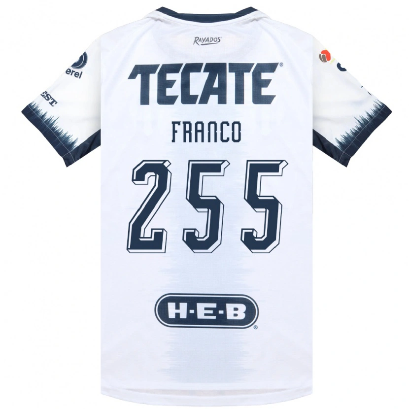 Danxen Homem Camisola Enrique Franco #255 Branco Azul Tinta Vermelho Alternativa 2026/27 Camisa