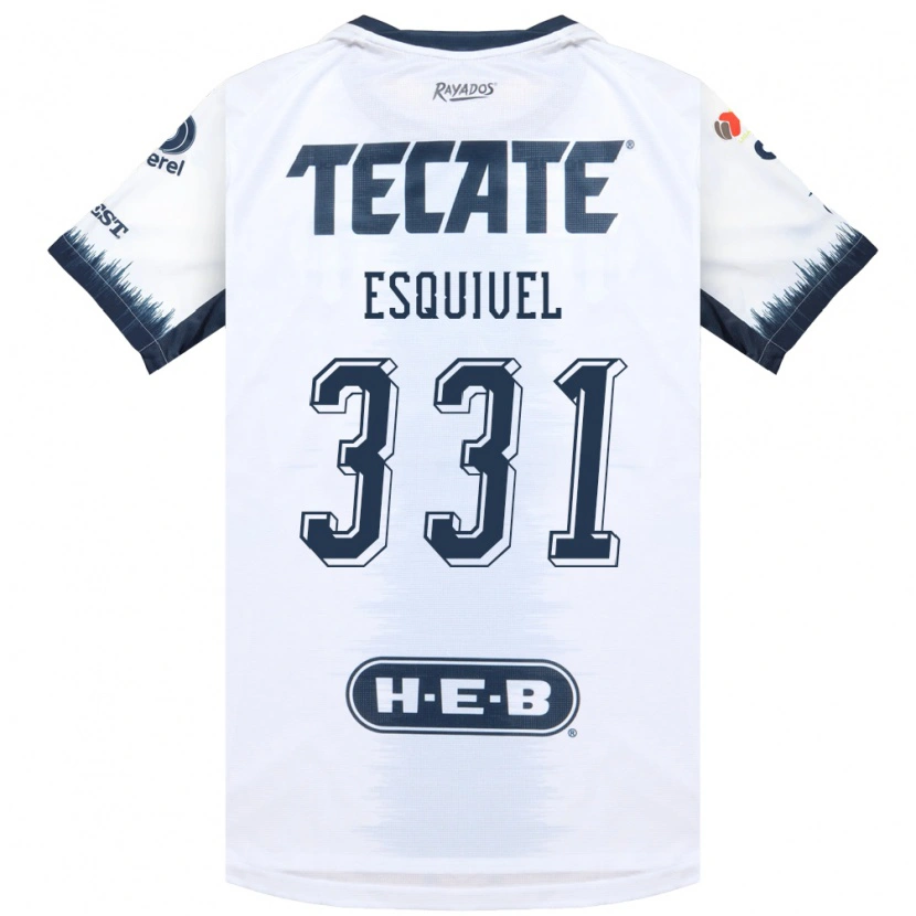 Danxen Homem Camisola Abraham Esquivel #331 Branco Azul Tinta Vermelho Alternativa 2026/27 Camisa