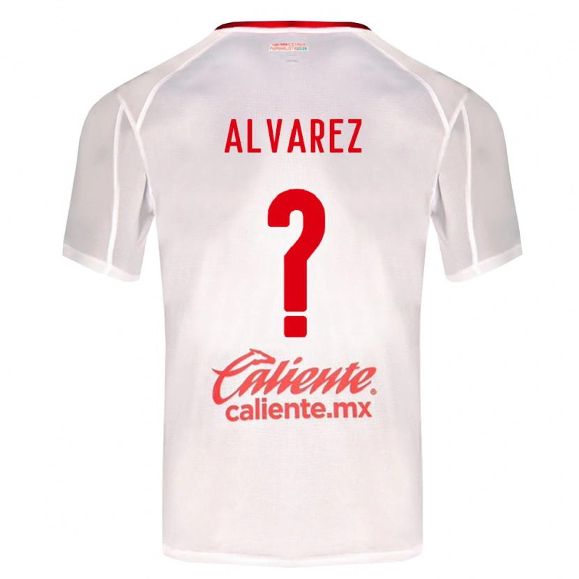Danxen Homem Camisola Sergio Álvarez #0 Branco Verde Vermelho Alternativa 2026/27 Camisa