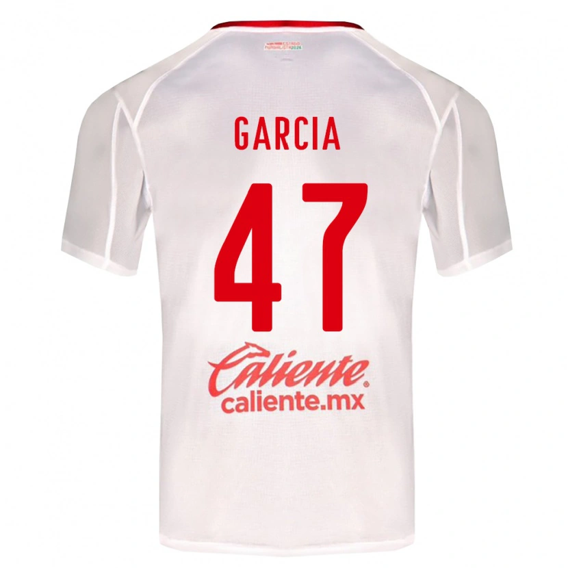 Danxen Homem Camisola Gael García #47 Branco Verde Vermelho Alternativa 2026/27 Camisa