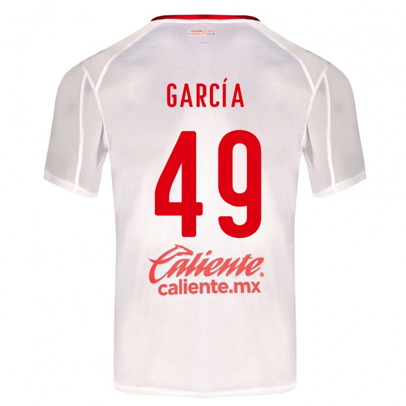 Danxen Homem Camisola Gilberto García #49 Branco Verde Vermelho Alternativa 2026/27 Camisa