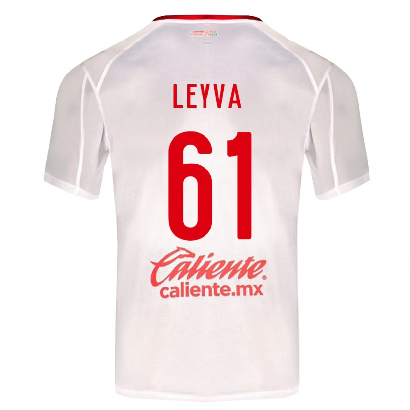 Danxen Homem Camisola Axel Leyva #61 Branco Verde Vermelho Alternativa 2026/27 Camisa