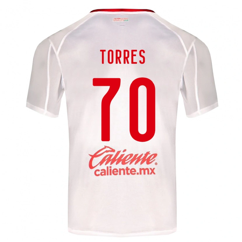 Danxen Homem Camisola Leo Torres #70 Branco Verde Vermelho Alternativa 2026/27 Camisa