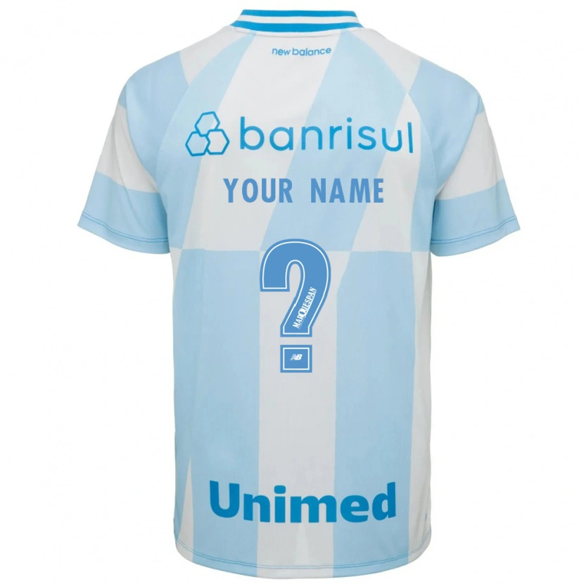 Danxen Homem Camisola Seu Nome #0 Azul Claro Branco Alternativa 2026/27 Camisa