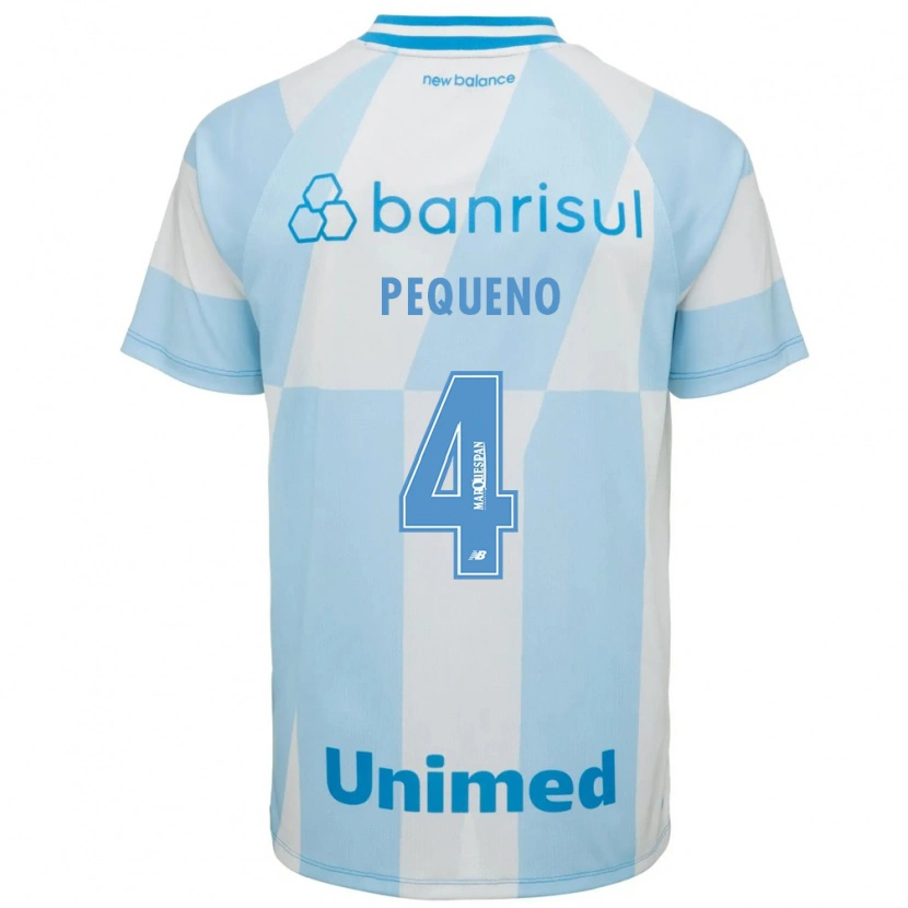 Danxen Homem Camisola Paula Renata Marques Pequeno #4 Azul Claro Branco Alternativa 2026/27 Camisa