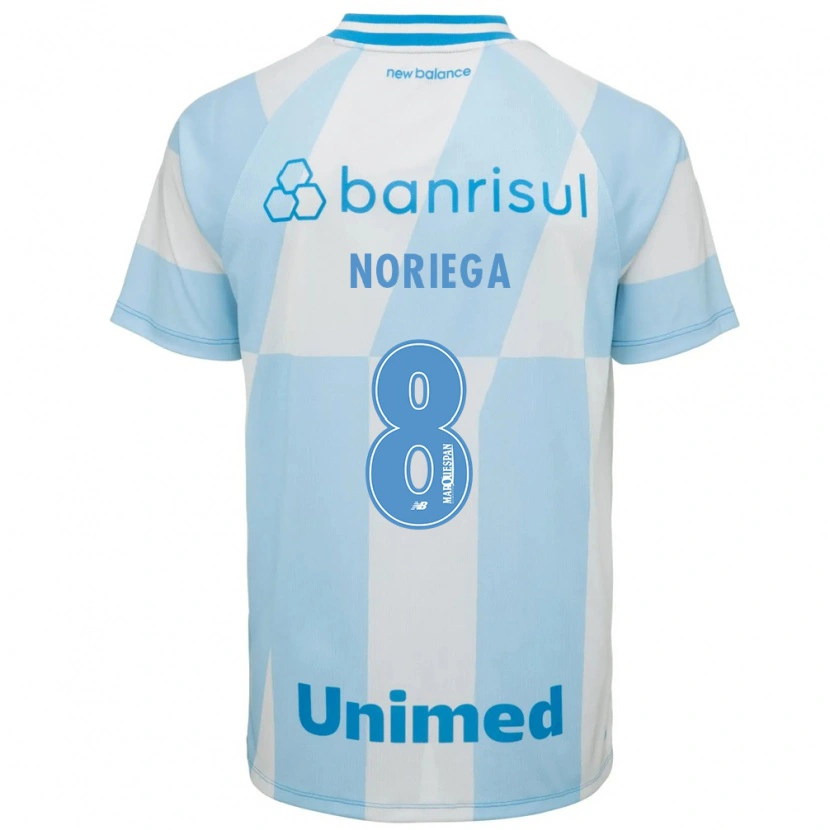 Danxen Homem Camisola Erick Noriega #8 Azul Claro Branco Alternativa 2026/27 Camisa