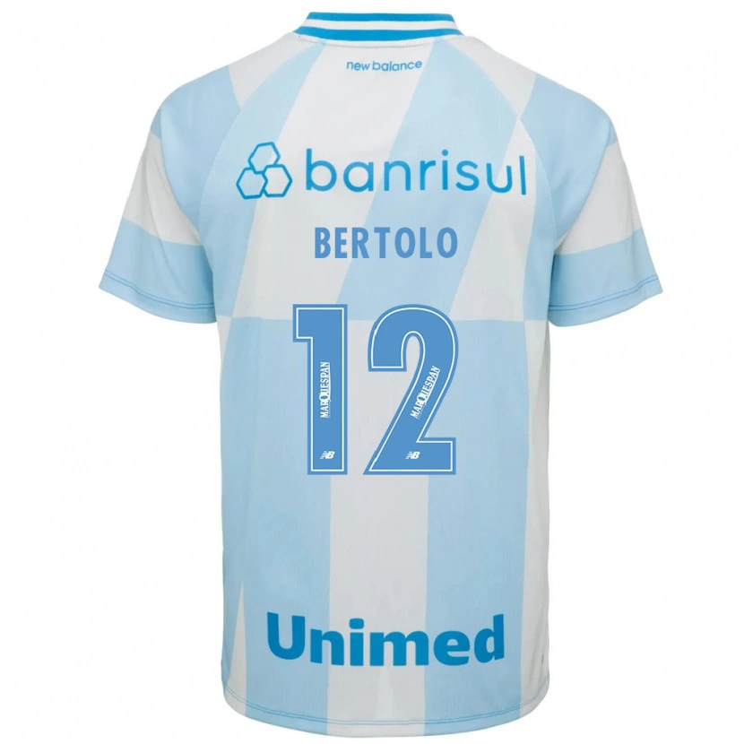 Danxen Homem Camisola Mateus Bertolo #12 Azul Claro Branco Alternativa 2026/27 Camisa