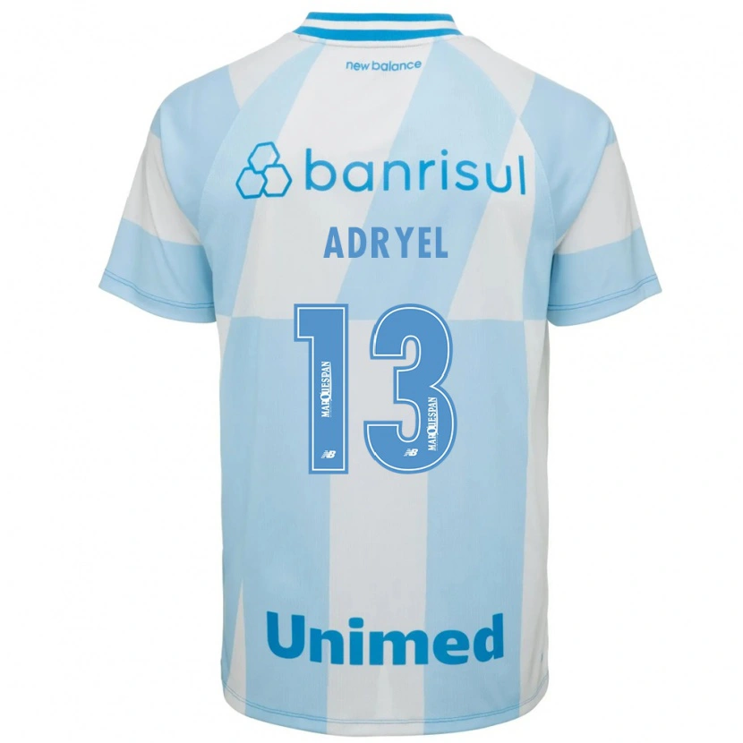 Danxen Homem Camisola Adryel #13 Azul Claro Branco Alternativa 2026/27 Camisa