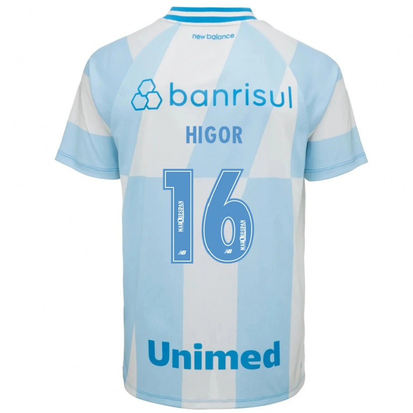 Danxen Homem Camisola Higor Sousa E Silva #16 Azul Claro Branco Alternativa 2026/27 Camisa