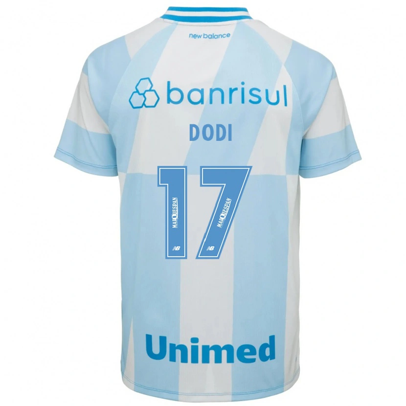Danxen Homem Camisola Dodi #17 Azul Claro Branco Alternativa 2026/27 Camisa