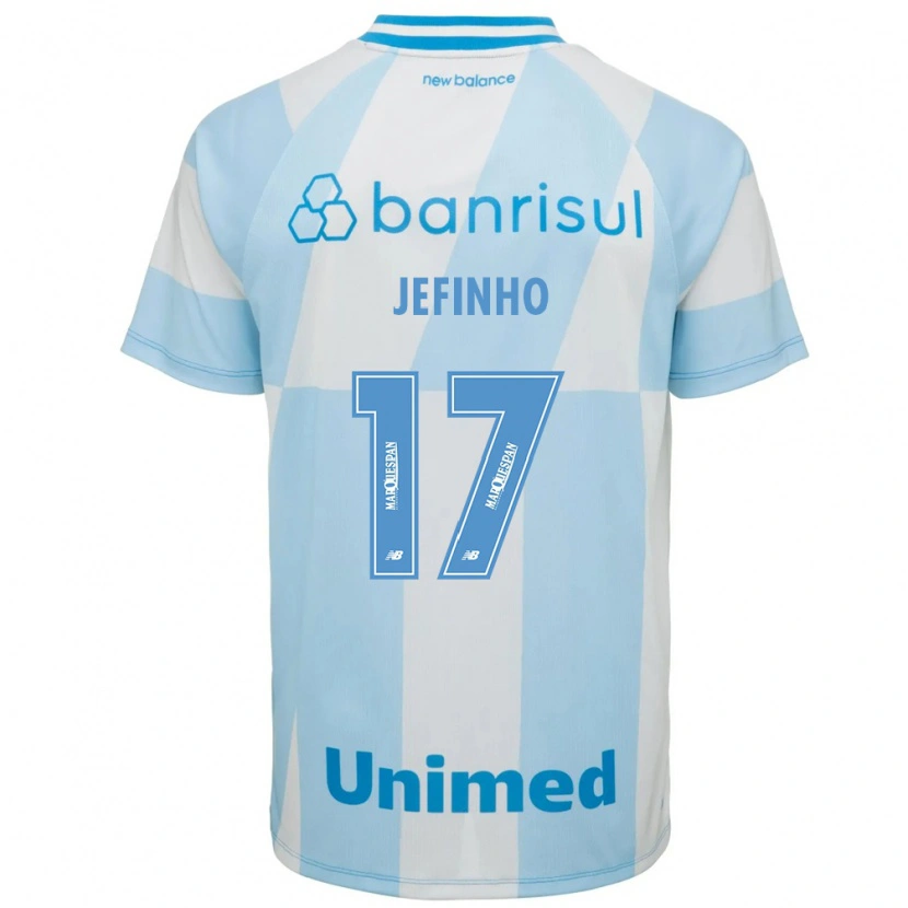 Danxen Homem Camisola Jefinho #17 Azul Claro Branco Alternativa 2026/27 Camisa