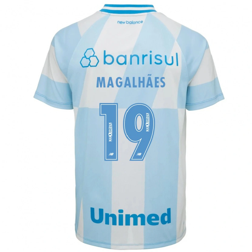 Danxen Homem Camisola Fellipe Magalhães #19 Azul Claro Branco Alternativa 2026/27 Camisa