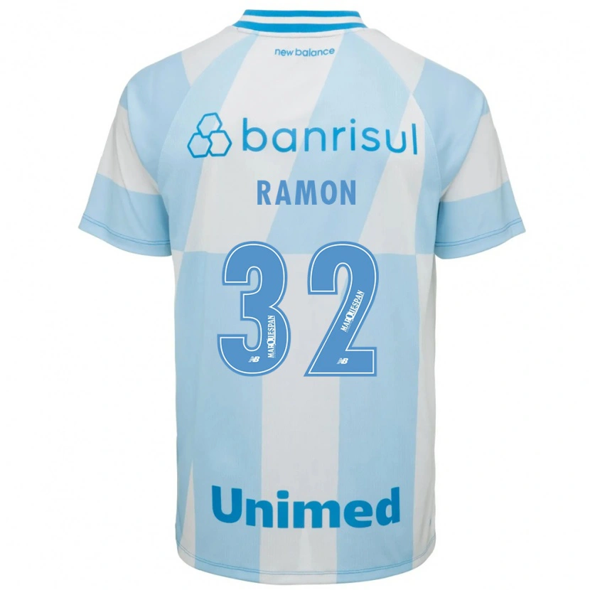 Danxen Homem Camisola Vitor Ramon #32 Azul Claro Branco Alternativa 2026/27 Camisa