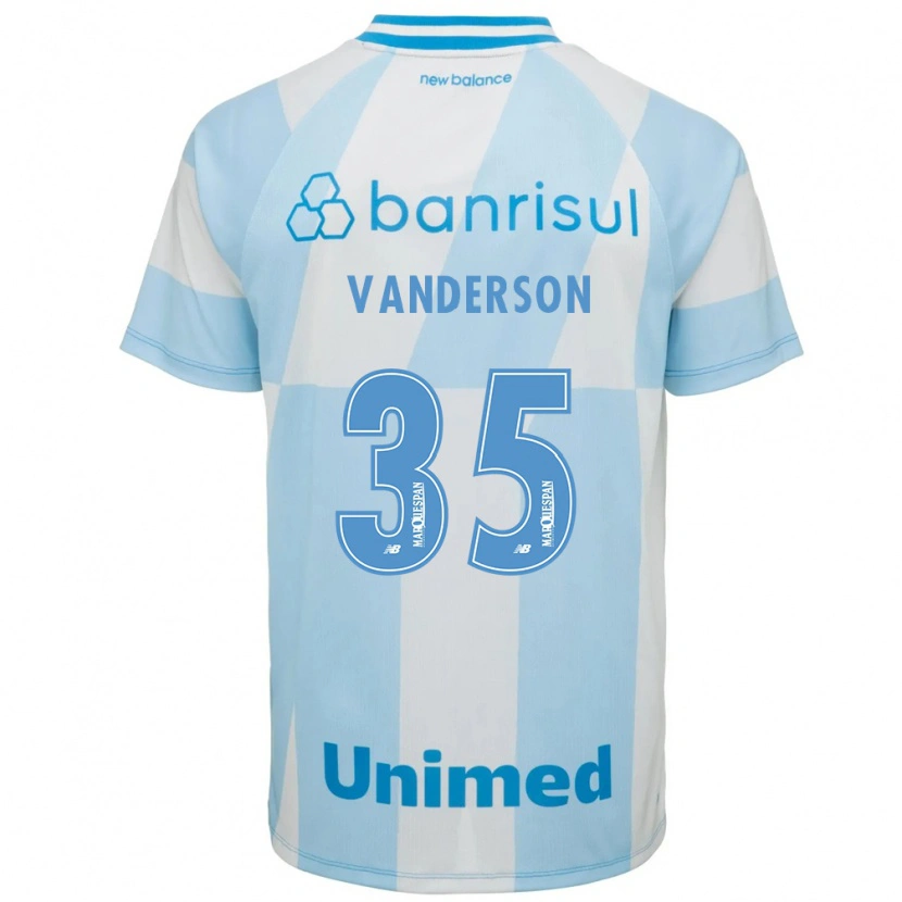 Danxen Homem Camisola Vanderson #35 Azul Claro Branco Alternativa 2026/27 Camisa