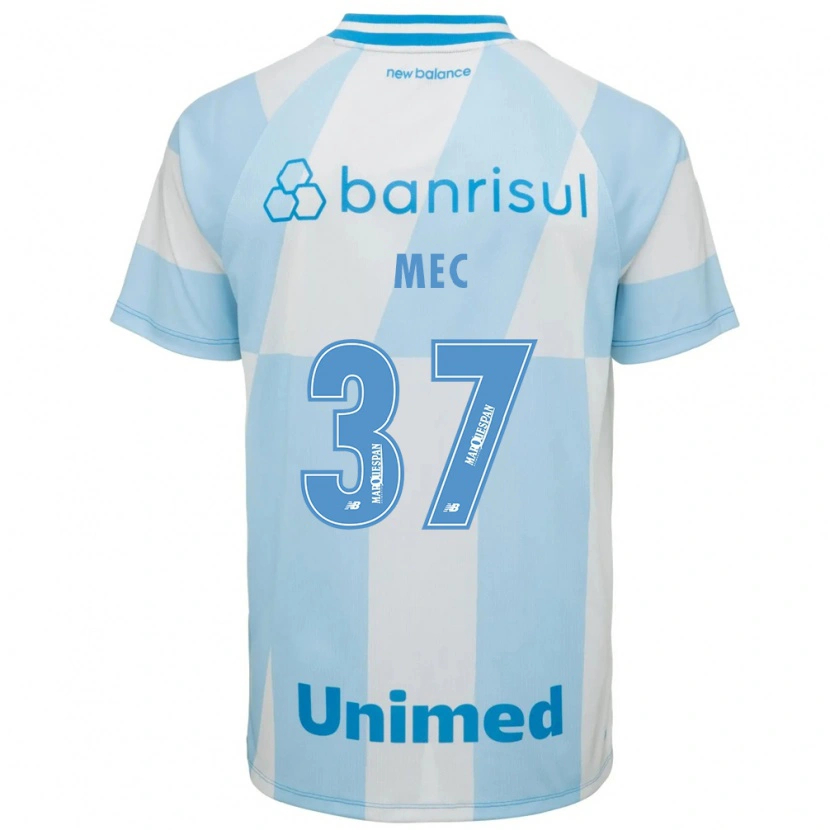 Danxen Homem Camisola Gabriel Mec #37 Azul Claro Branco Alternativa 2026/27 Camisa