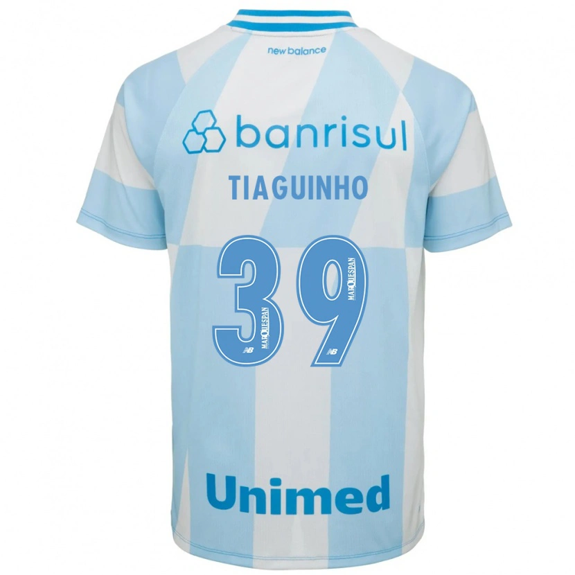 Danxen Homem Camisola Tiaguinho #39 Azul Claro Branco Alternativa 2026/27 Camisa