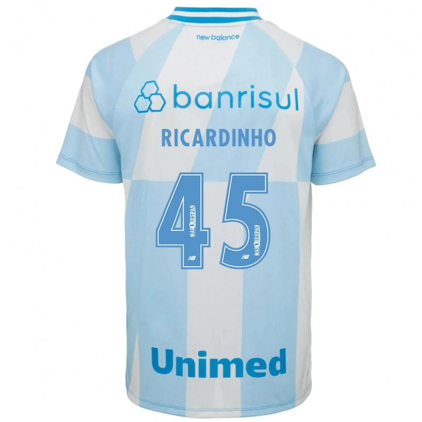 Danxen Homem Camisola Ricardinho #45 Azul Claro Branco Alternativa 2026/27 Camisa
