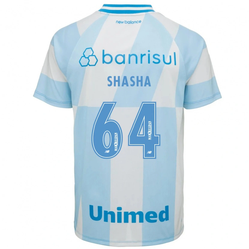 Danxen Homem Camisola Shashá #64 Azul Claro Branco Alternativa 2026/27 Camisa