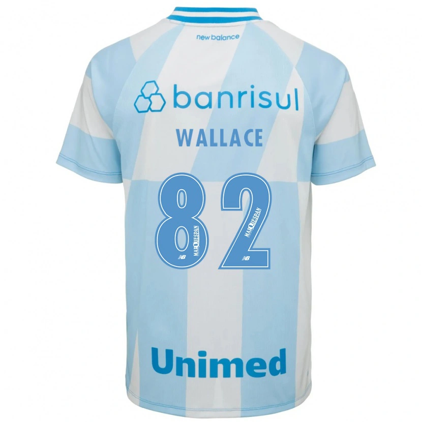 Danxen Homem Camisola Wallace Gomes Da Silva Dos Santos #82 Azul Claro Branco Alternativa 2026/27 Camisa