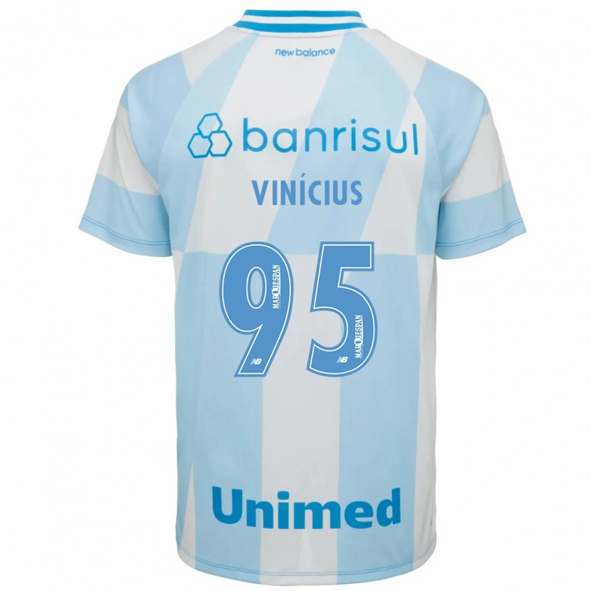 Danxen Homem Camisola Carlos Vinícius #95 Azul Claro Branco Alternativa 2026/27 Camisa