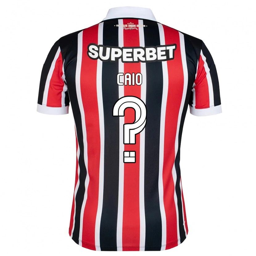 Danxen Homem Camisola Caio #0 Vermelho Branco Preto Alternativa 2026/27 Camisa