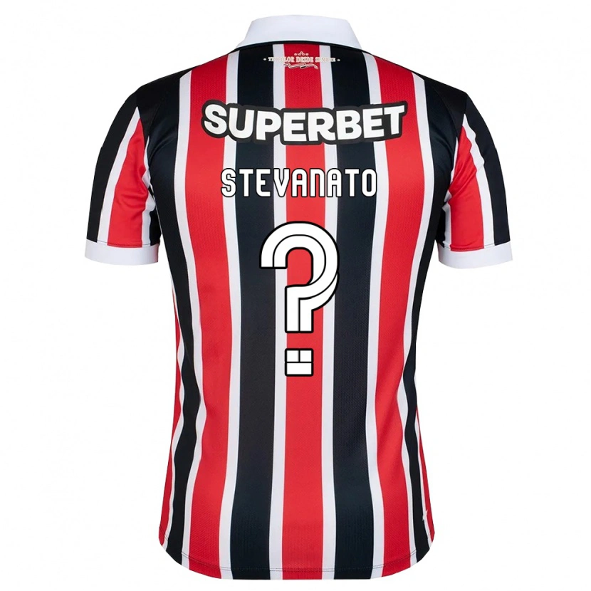 Danxen Homem Camisola Stevanato #0 Vermelho Branco Preto Alternativa 2026/27 Camisa