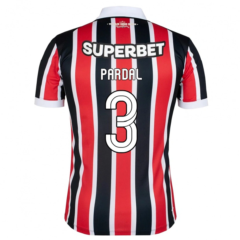 Danxen Homem Camisola Pardal #3 Vermelho Branco Preto Alternativa 2026/27 Camisa