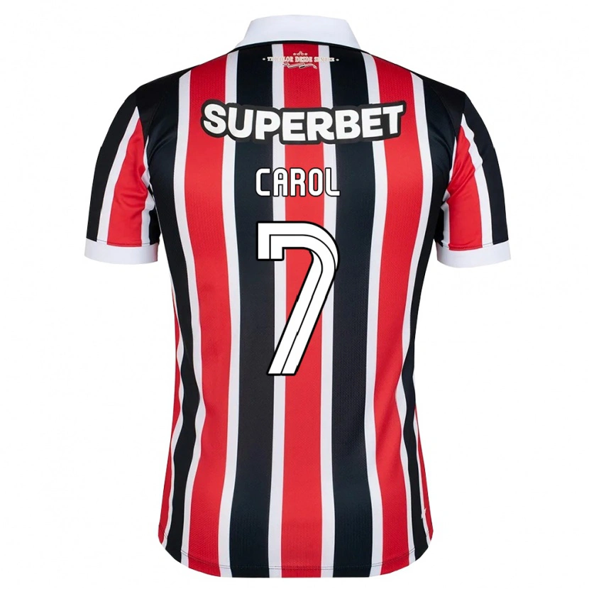 Danxen Homem Camisola Carol #7 Vermelho Branco Preto Alternativa 2026/27 Camisa