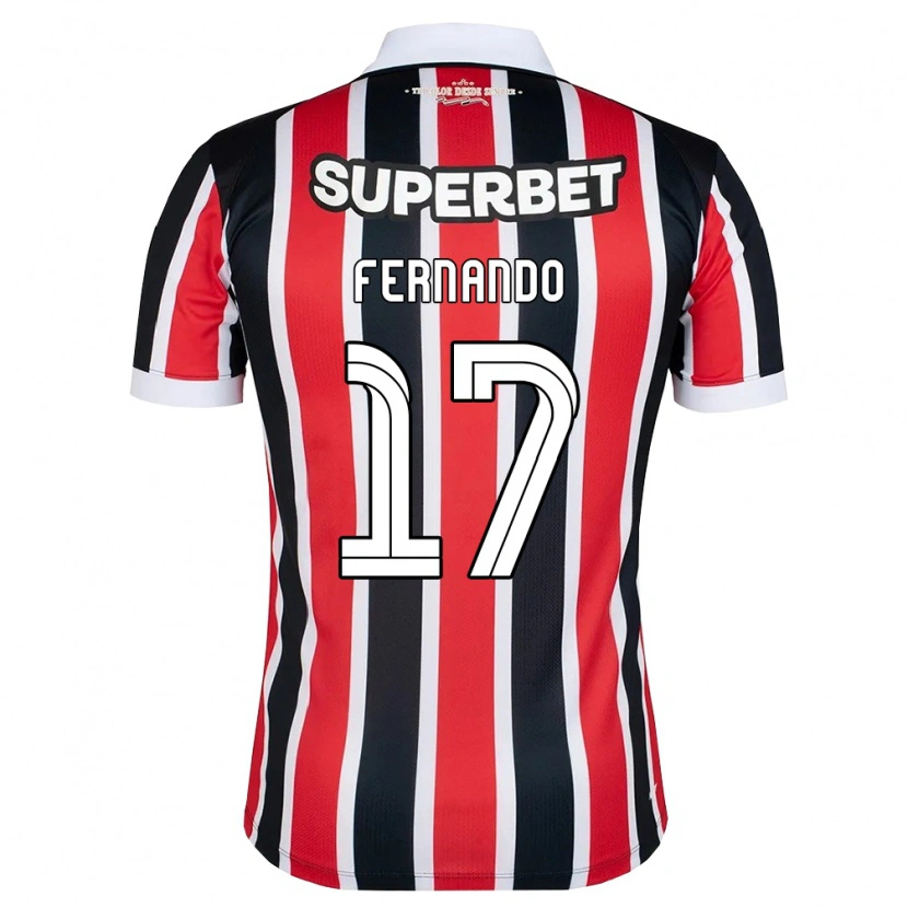 Danxen Homem Camisola Luiz Fernando #17 Vermelho Branco Preto Alternativa 2026/27 Camisa