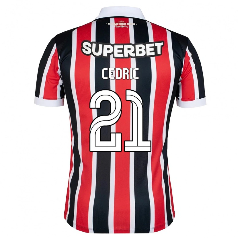 Danxen Homem Camisola Cédric Soares #21 Vermelho Branco Preto Alternativa 2026/27 Camisa