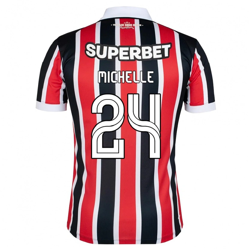 Danxen Homem Camisola Michelle #24 Vermelho Branco Preto Alternativa 2026/27 Camisa