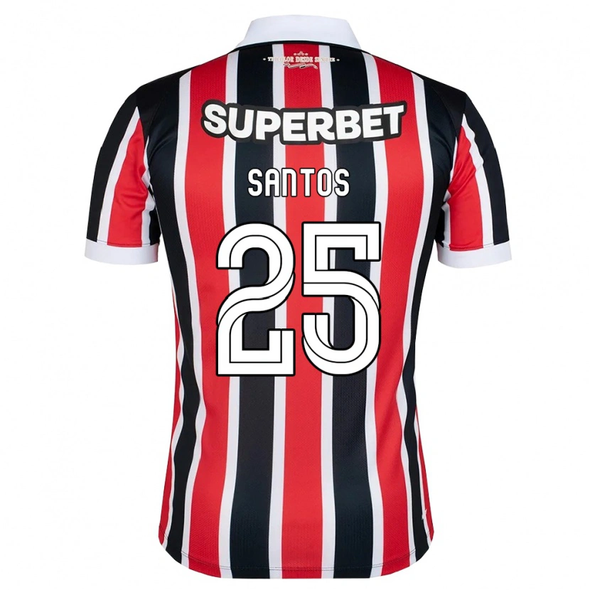 Danxen Homem Camisola Mariana Santos #25 Vermelho Branco Preto Alternativa 2026/27 Camisa